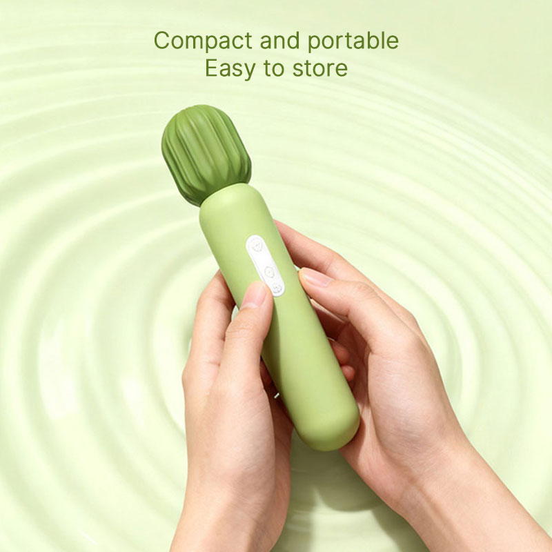 WONDEBLISS Cactus vibrator compact portable travel-friendly size demonstration