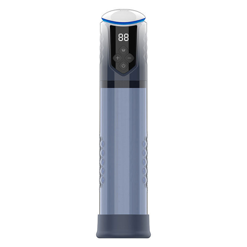 Wondebliss Colorful Training Cup Gray-White Gradient smart male masturbator main display