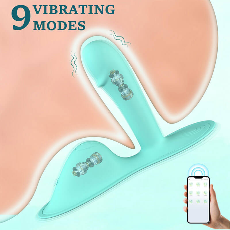 Wondebliss Cushion Massager 9 vibration modes display
