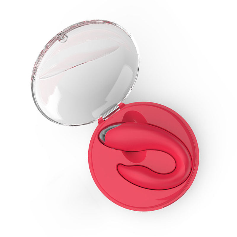 WONDEBLISS Demi U-shaped vibrator red color main product photo
