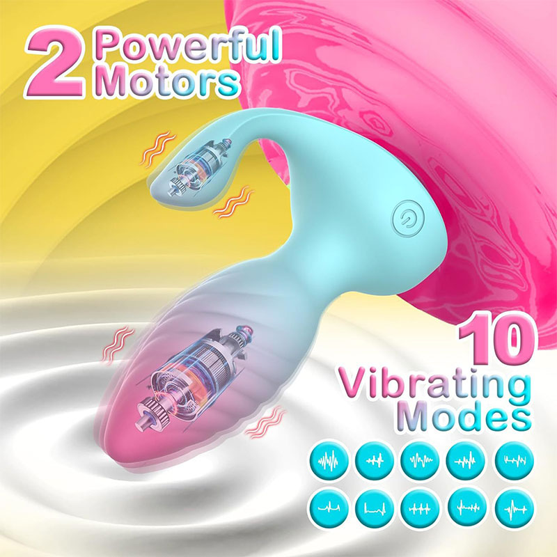 WONDEBLISS Diamond Anal Plug 10 vibration modes chart