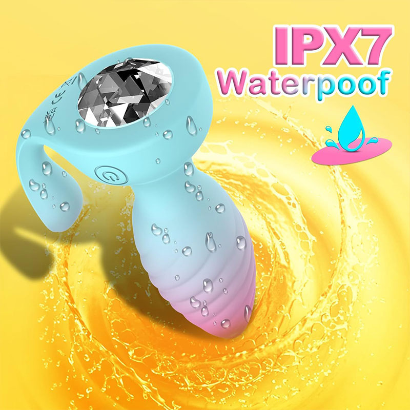 WONDEBLISS Diamond Anal Plug IPX7 waterproof rating