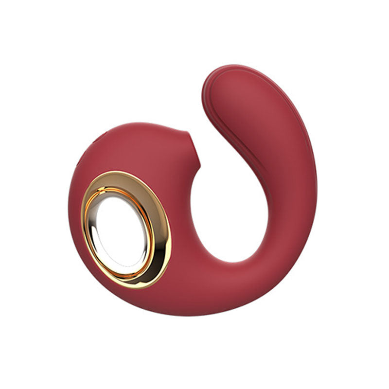 WONDEBLISS Dolphin suction massager roland red color overall real product photo