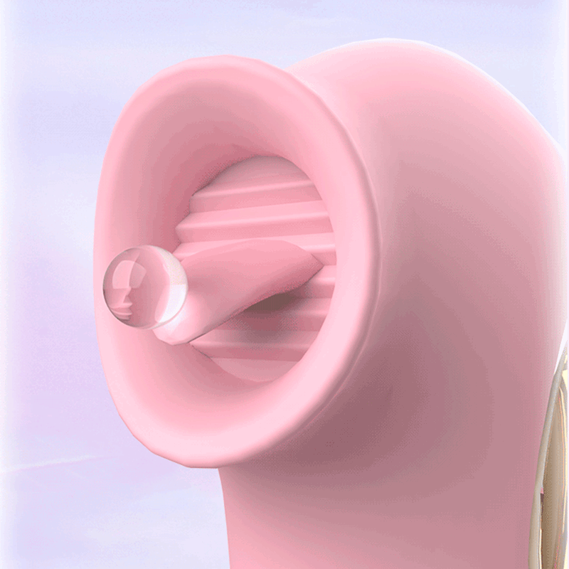 WONDEBLISS Dolphin Tongue vibrator soft bionic tongue licking detail