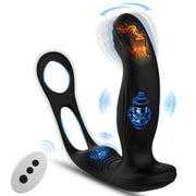 WONDEBLISS Double-Loop Massager black color remote control main product photo