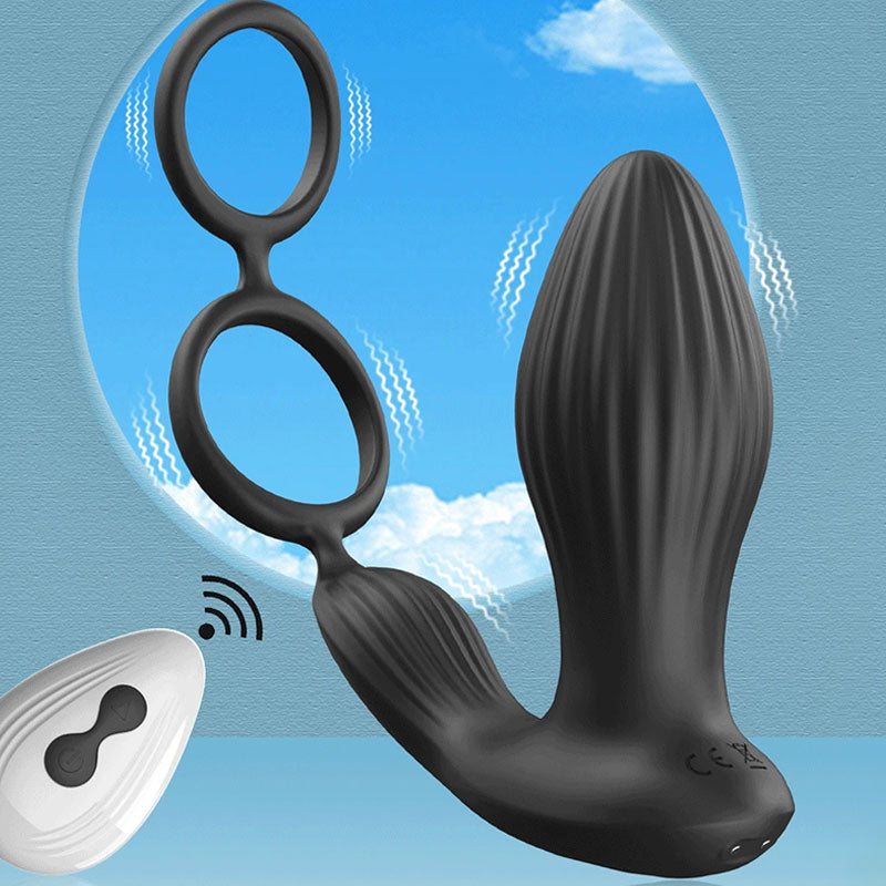 WONDEBLISS double-ring prostate massager wireless remote control