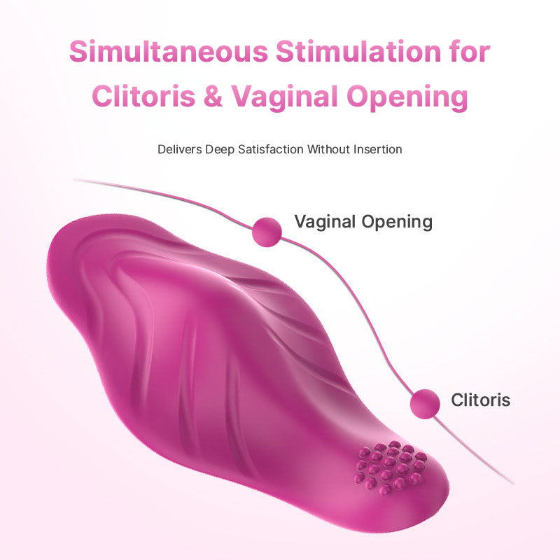 Wondebliss Dream Butterfly Wearable Stimulator Dual Stimulation - External U-Shaped Design