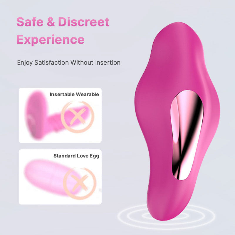 Wondebliss Dream Butterfly Non-Insertable Wearable Design - Ergonomic Fit, Comfortable Extended Wear