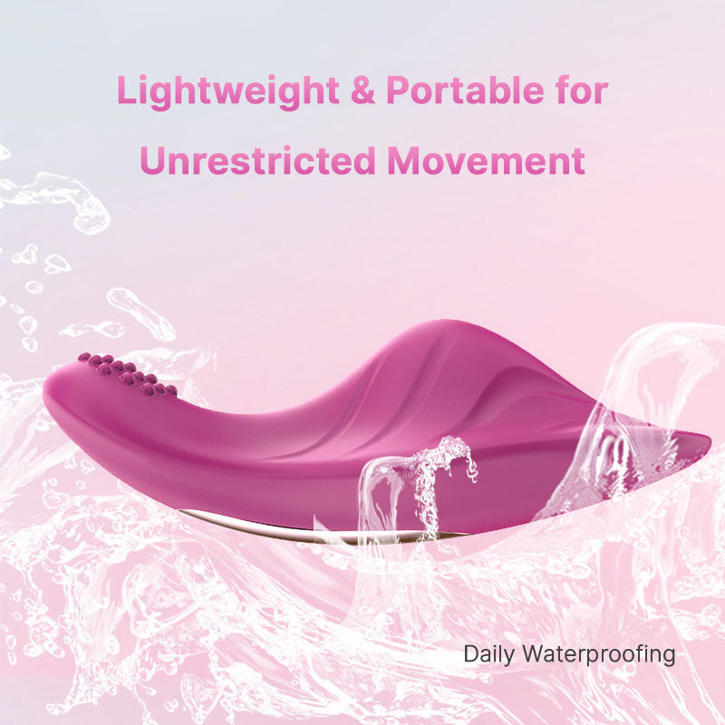 Wondebliss Dream Butterfly Wearable Stimulator Waterproof Test - Easy to Clean, Splash-Safe