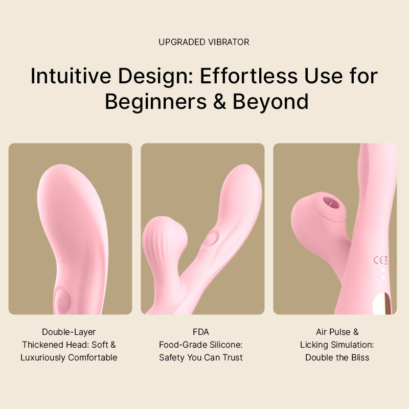 WONDEBLISS Dream Love vibrator 30 modes vibration tap suction triple function overview