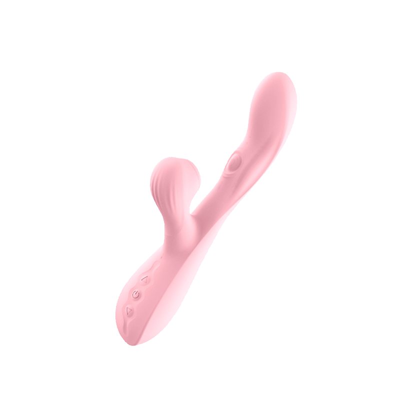 WONDEBLISS Dream Love vibrator pink color side view demonstration
