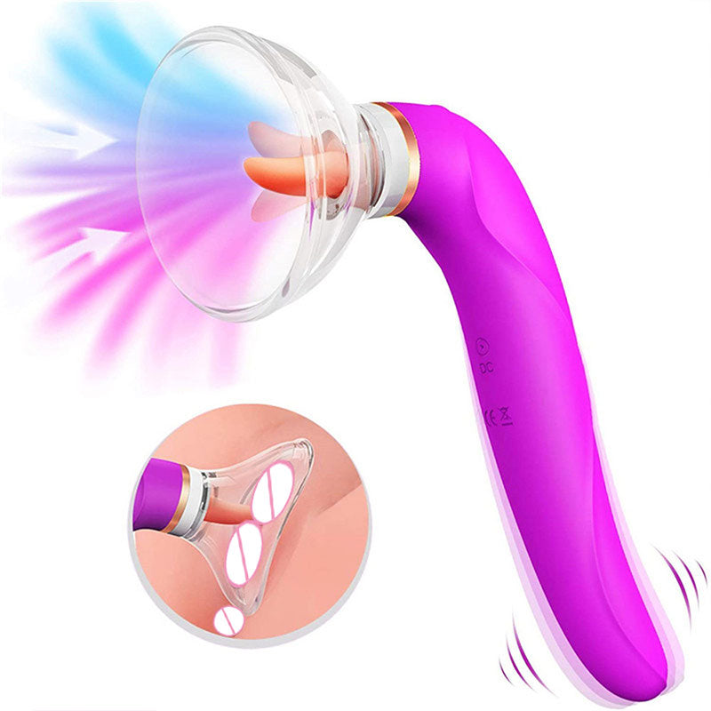 WONDEBLISS Elf licking suction vibrator C-spot stimulation demonstration