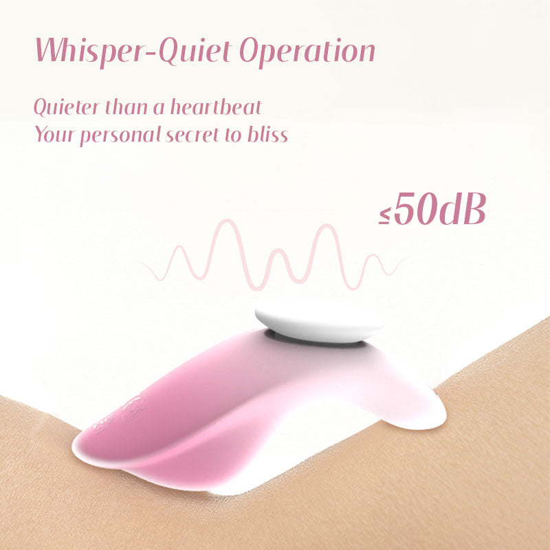 WONDEBLISS Elsa wearable vibrator whisper-quiet below 50dB motor demonstration