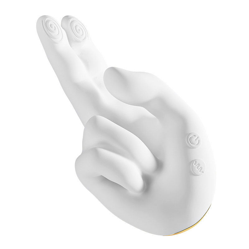 Wondebliss Wearable Finger Stimulator – White Product on Clean Background