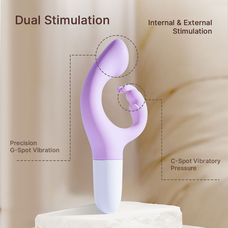 WONDEBLISS G-Verve vibrator G-spot C-spot dual stimulation detail