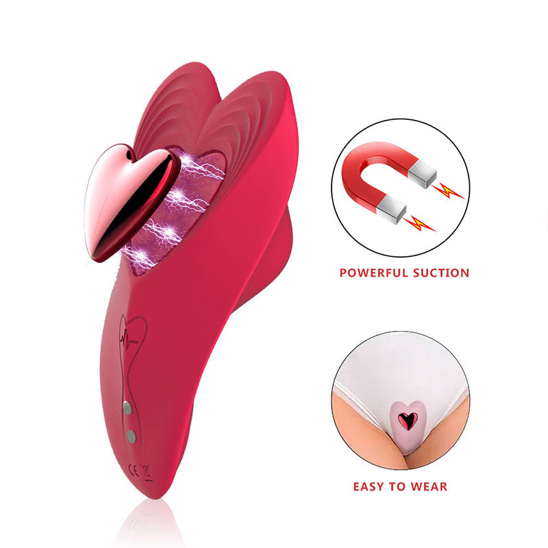 WONDEBLISS Heartbeat wearable massager powerful air-pulse suction stimulation