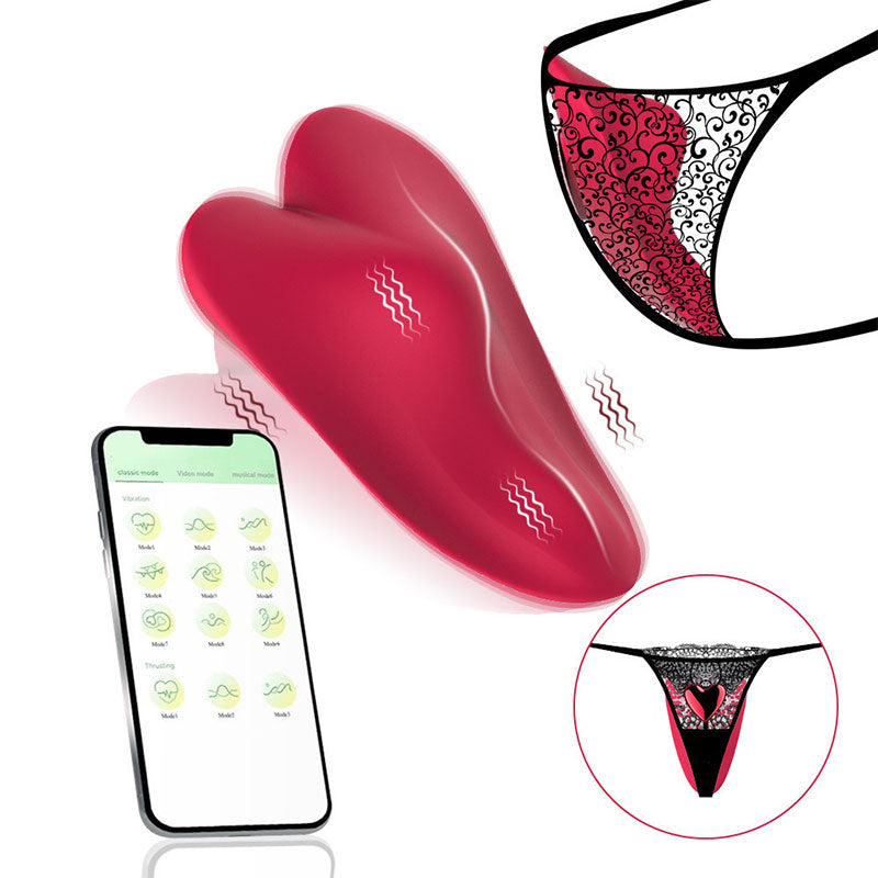 WONDEBLISS Heartbeat wearable massager wear guide back view secure fit