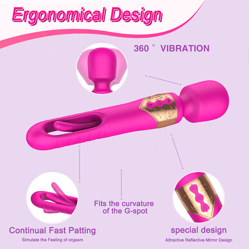 Wondebliss Hollow AV Vibrator - Ergonomic Multi-Angle View