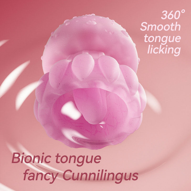 Wondebliss Jellyfish Massager 360 Tongue Rotation - Lifelike All-Around Stimulation