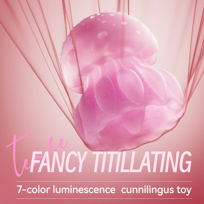 Wondebliss Jellyfish Massager Design Detail - Soft Silicone Tip, Ergonomic Shape