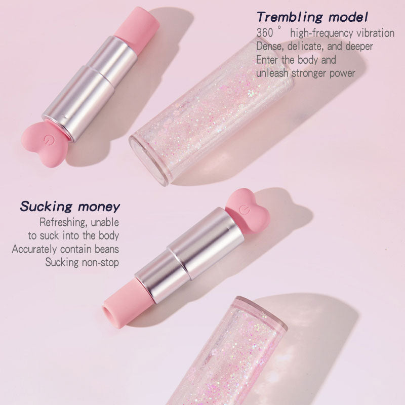 WONDEBLISS Lipstick vibrator APP 10 modes demonstration