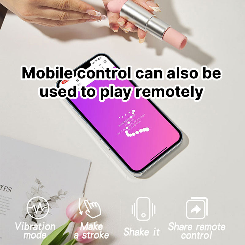 WONDEBLISS Lipstick vibrator APP remote control smartphone interface