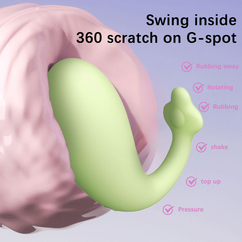 WONDEBLISS Little Blue Whale II vibrator G-spot clitoral dual stimulation demonstration