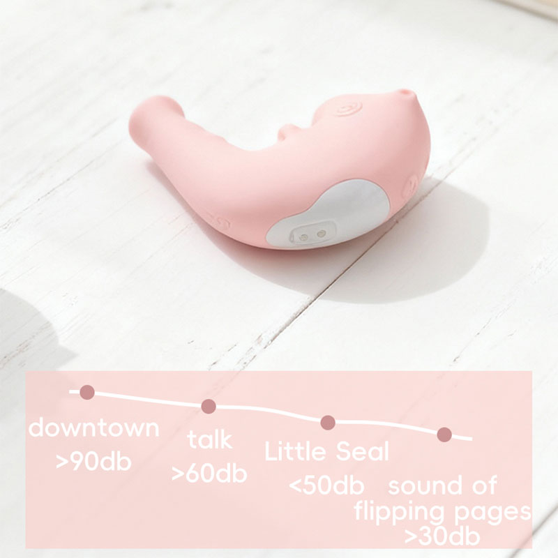 WONDEBLISS Little Seal vibrator whisper-quiet below 50dB motor demonstration