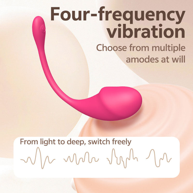 WONDEBLISS LOLA love egg vibrator 4 vibration modes detail overview