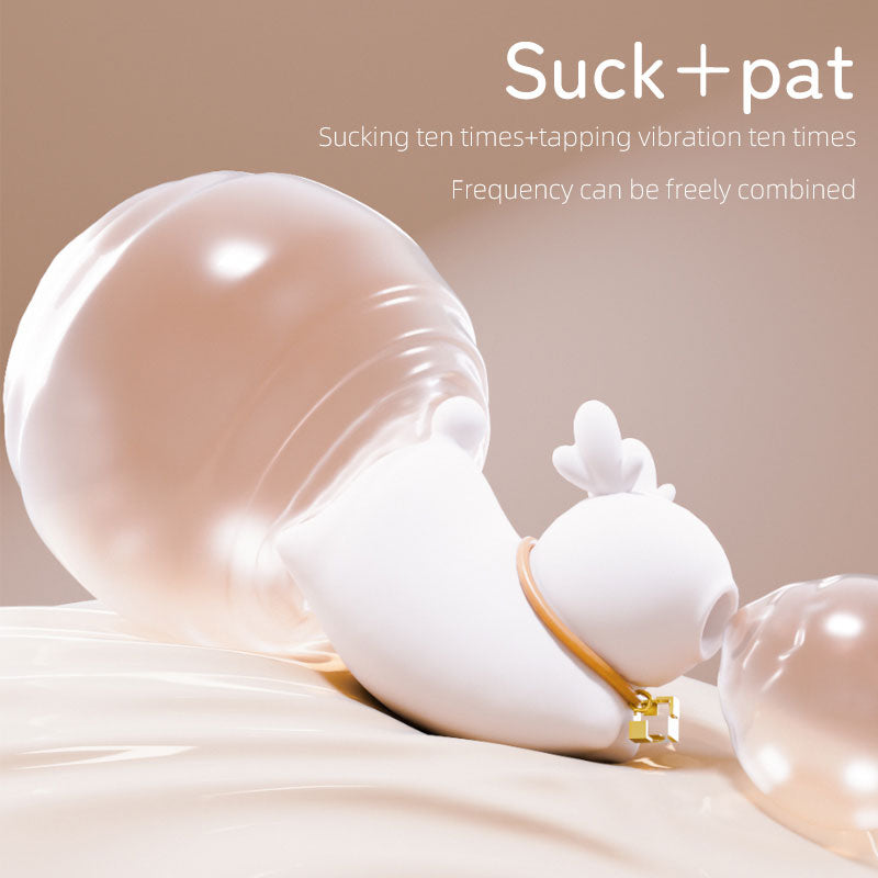 WONDEBLISS Lu Yao deer-shaped vibrator suction and tapping modes demonstration