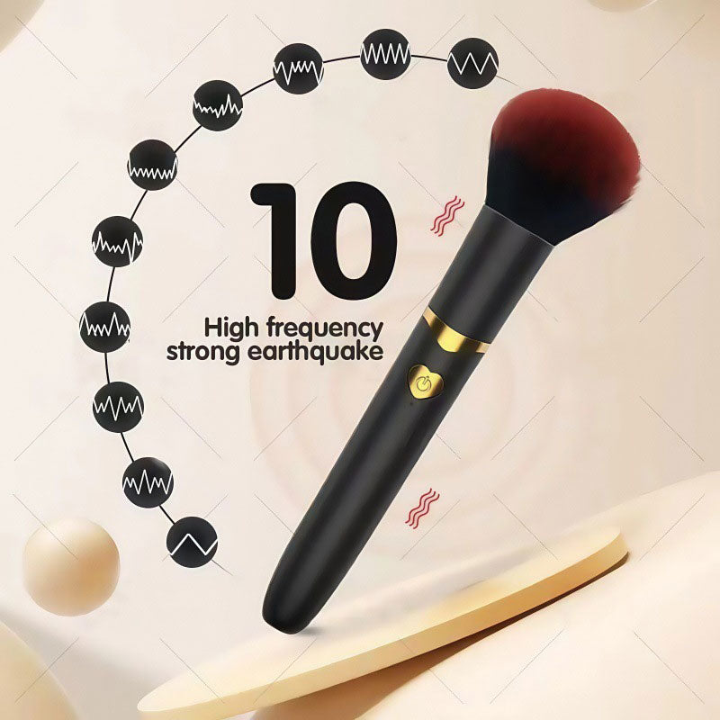 Wondebliss Makeup Brush Vibrator – 10 Vibration Modes Display