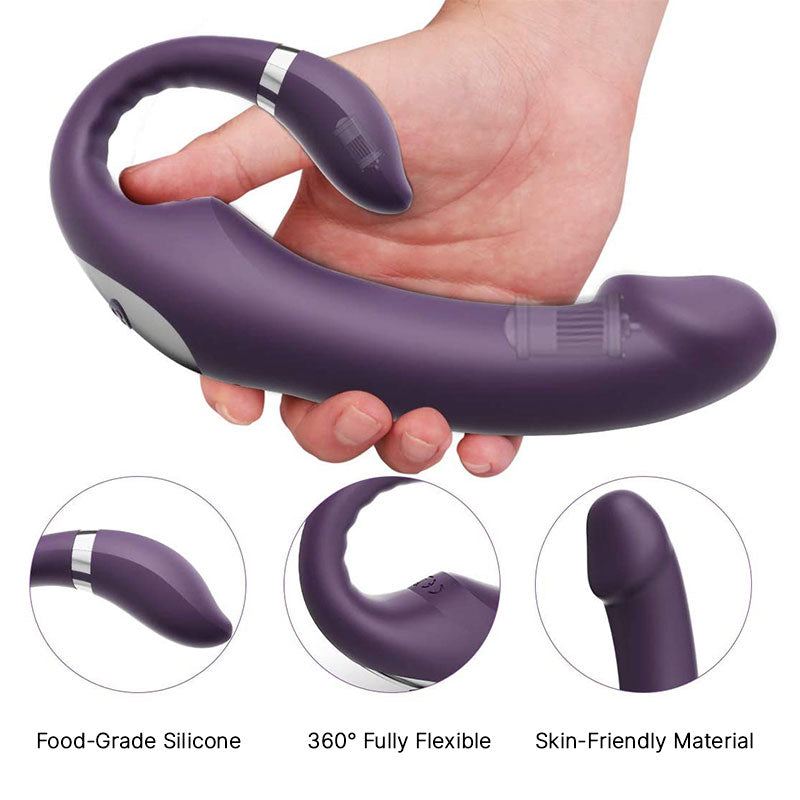 WONDEBLISS Medusa vibrator 360 degree flexible bending demonstration