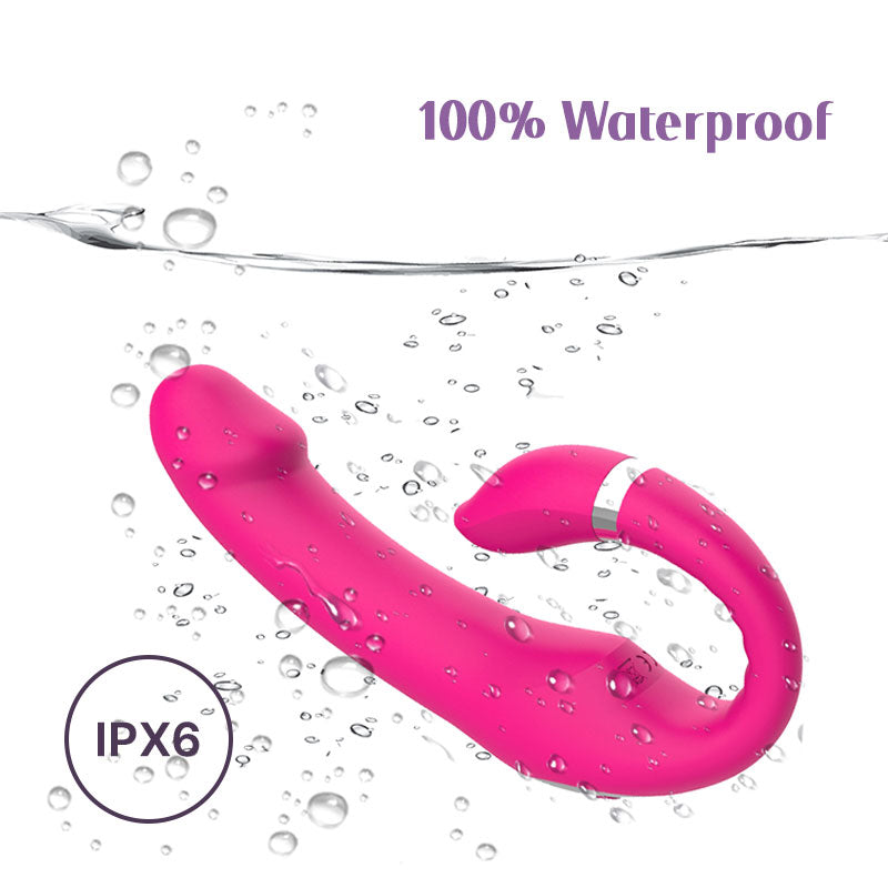 WONDEBLISS Medusa vibrator IPX6 waterproof splash-proof test