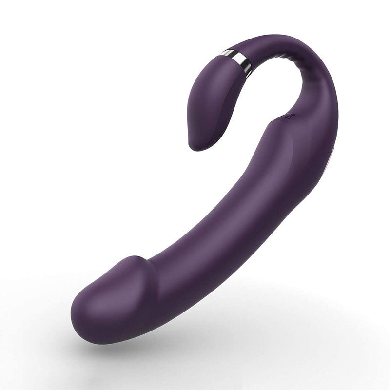 WONDEBLISS Medusa 360 flexible C-shaped vibrator deep purple main product photo