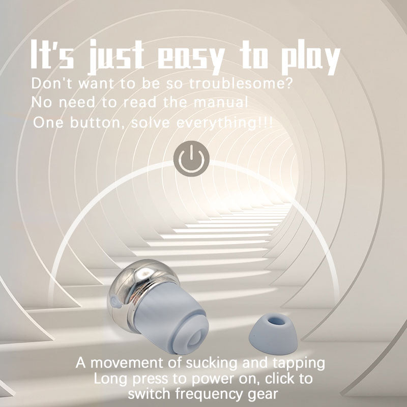 WONDEBLISS Mini Acorn clitoral stimulator easy one-button operation