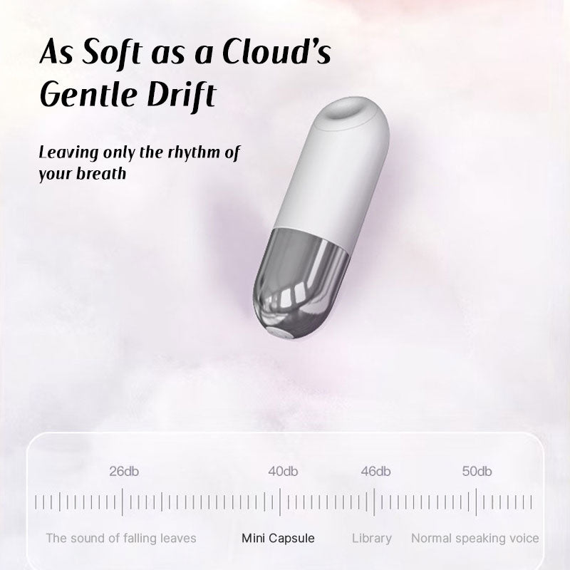 WONDEBLISS Mini Capsule clitoral suction stimulator ultra-quiet below 40dB motor demonstration