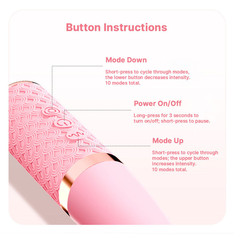 WONDEBLISS Monthly G vibrator vibration mode control buttons