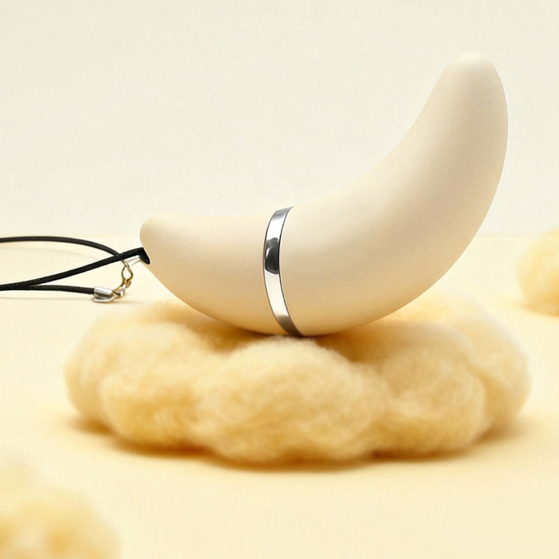 Wondebliss Moon Shape Suction Massager Yellow – Side View