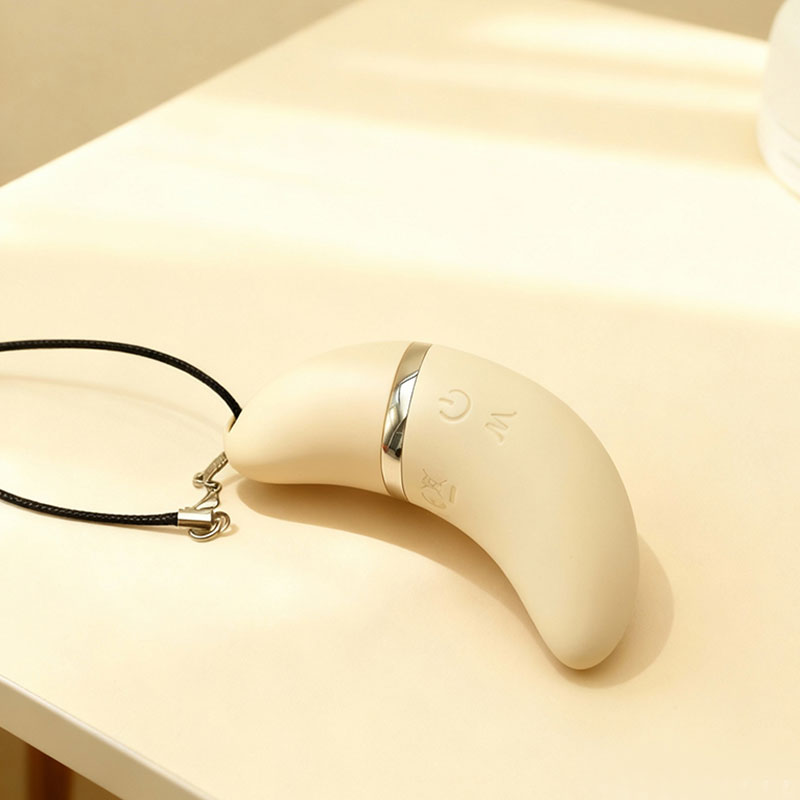 Wondebliss Moon Shape Suction Massager Yellow – Top View