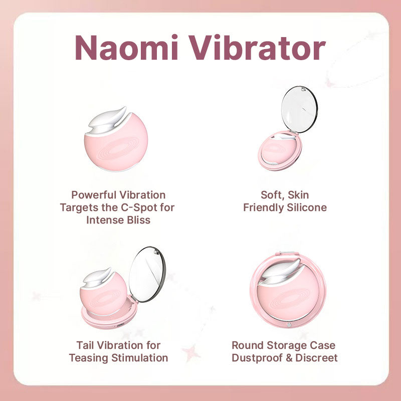 WONDEBLISS Naomi Series clitoral vibrator premium storage case