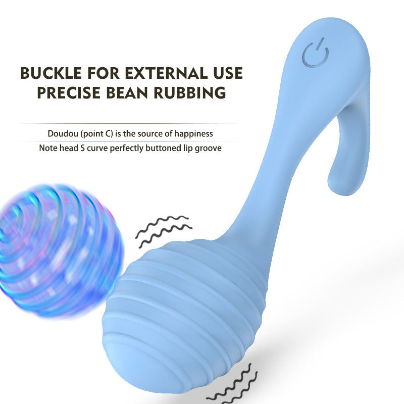 WONDEBLISS Note clitoral vibrator C-spot targeted stimulation demonstration