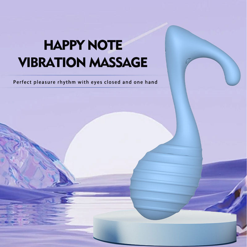 WONDEBLISS Note clitoral vibrator note-shaped silhouette design detail