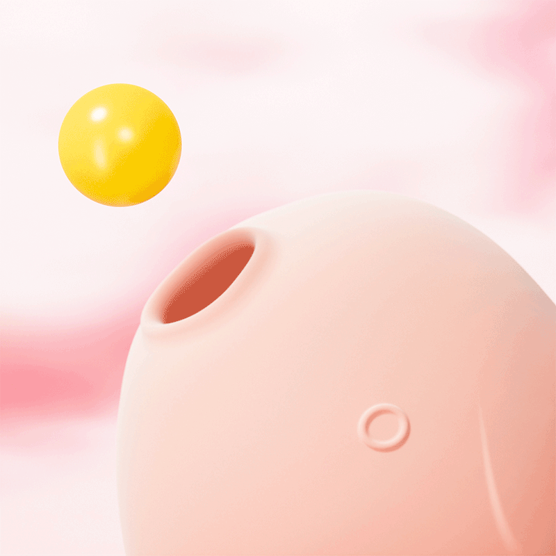 WONDEBLISS ODO Bird clitoral stimulator 10 suction modes demonstration GIF