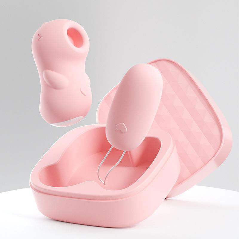 WONDEBLISS Pandora's Box clitoral stimulator blush pink color detail photo
