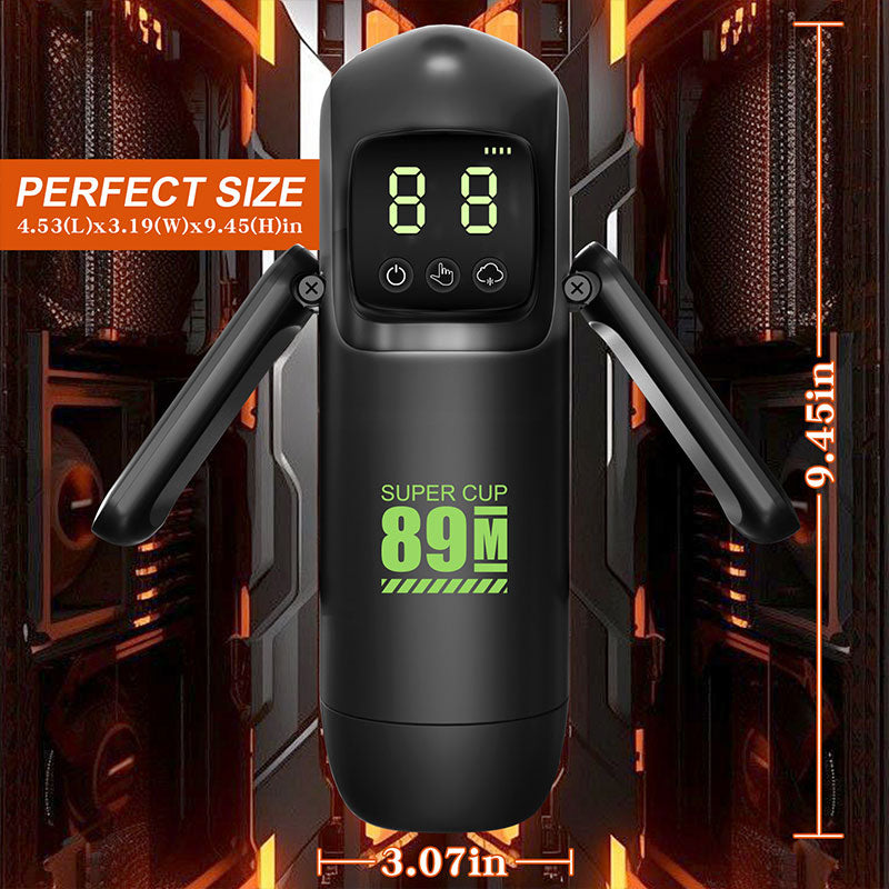 WONDEBLISS 8-in-1 automatic masturbator size specifications
