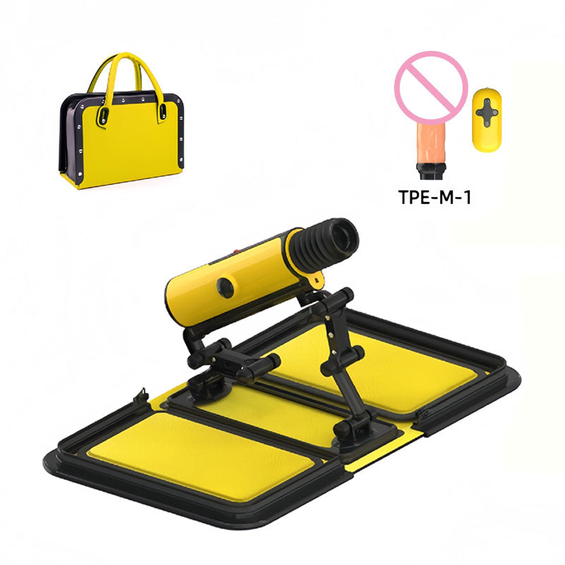Wondebliss Portable Telescoping Massager Yellow – Full Set Display