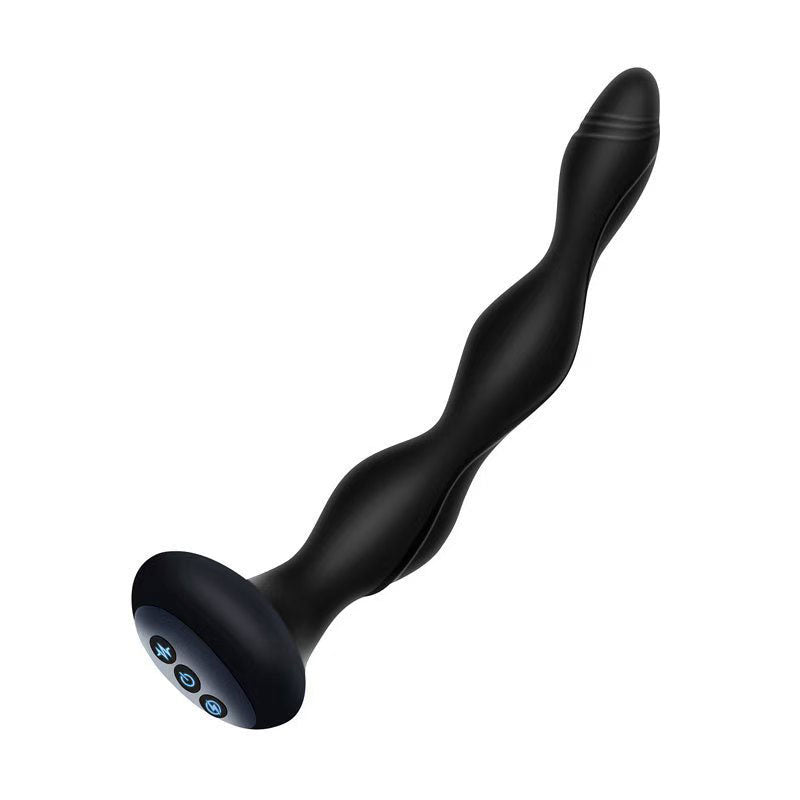 WONDEBLISS prostate massager front overall view, black