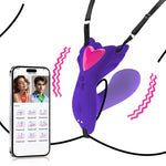 Wondebliss Purple Butterfly Wearable app interface