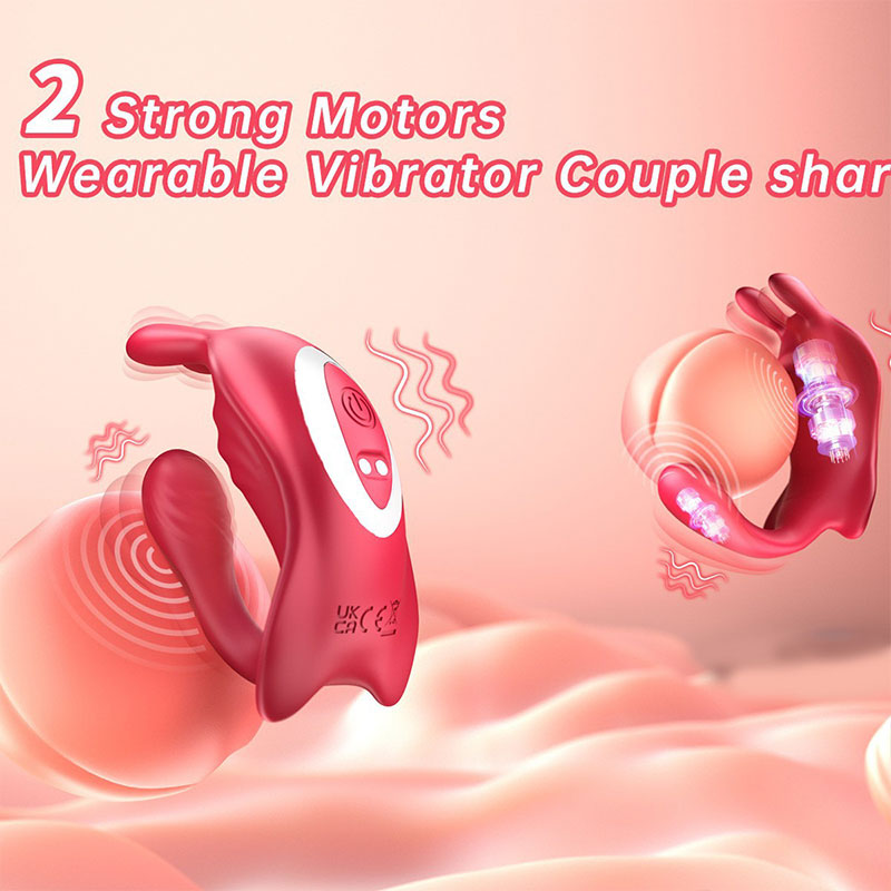 WONDEBLISS Rabbit Wearable Vibrator – Dual Motor Design