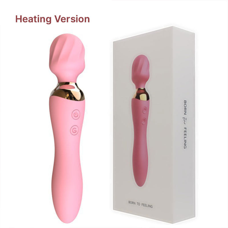 WONDEBLISS Rainbow AV wand pink heating version overall shot